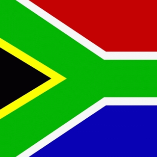 Südafrika Flagge