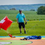 Sächsische Meisterschaft im Zielfallschirmspringen in Oederan
