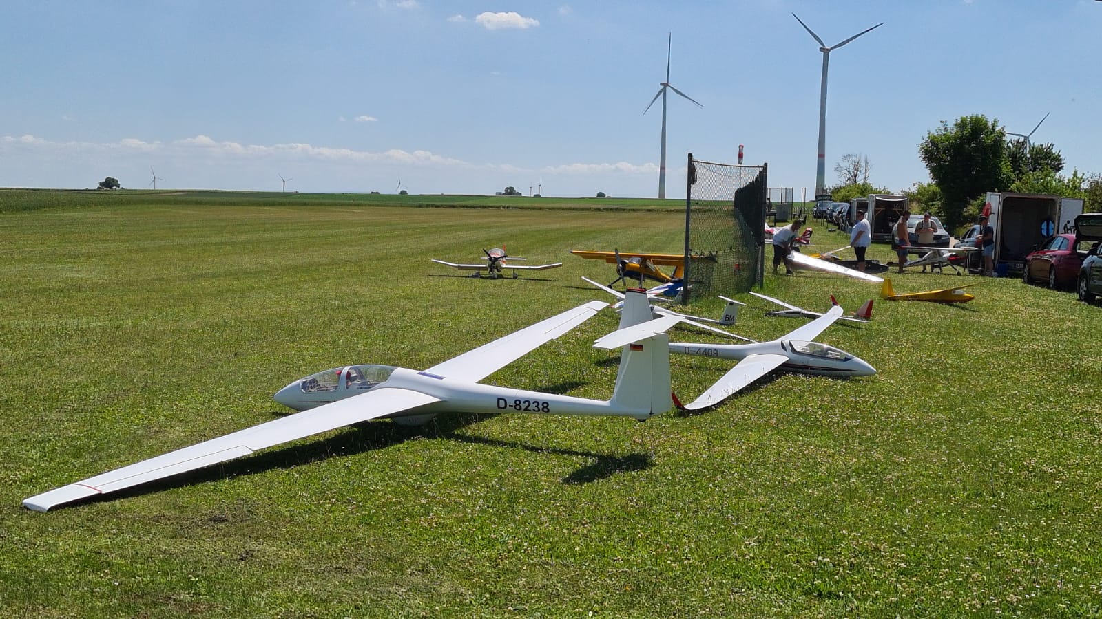 Freunschaftsfliegen Aufbau