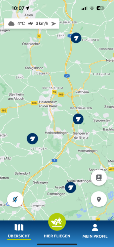 Alle Funktionen der App sind intuitiv zu finden