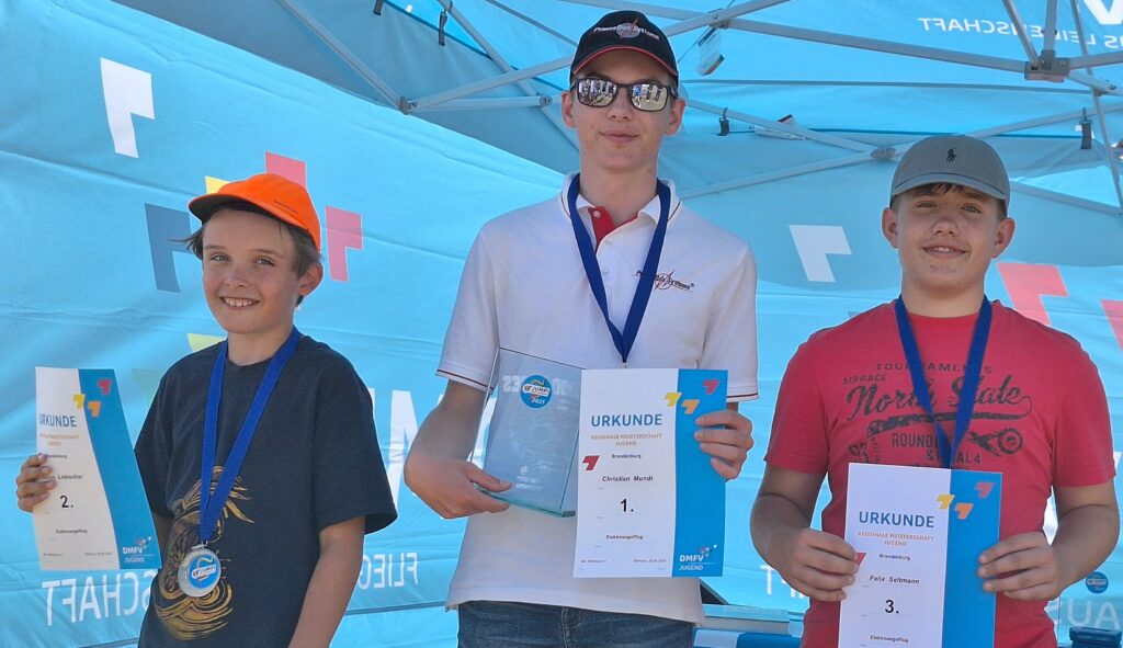 Segelflug 1 Christian Mundt 2 Julius Liebscher 3 Felix Seltmann
