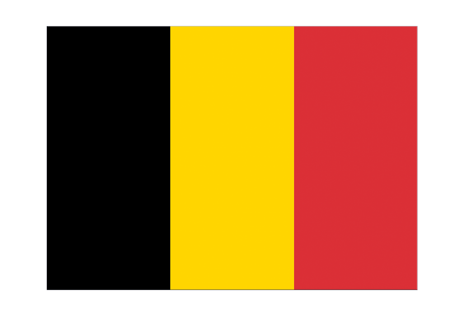 Fahne Belgien