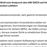 Offener Brief an den UAV DACH