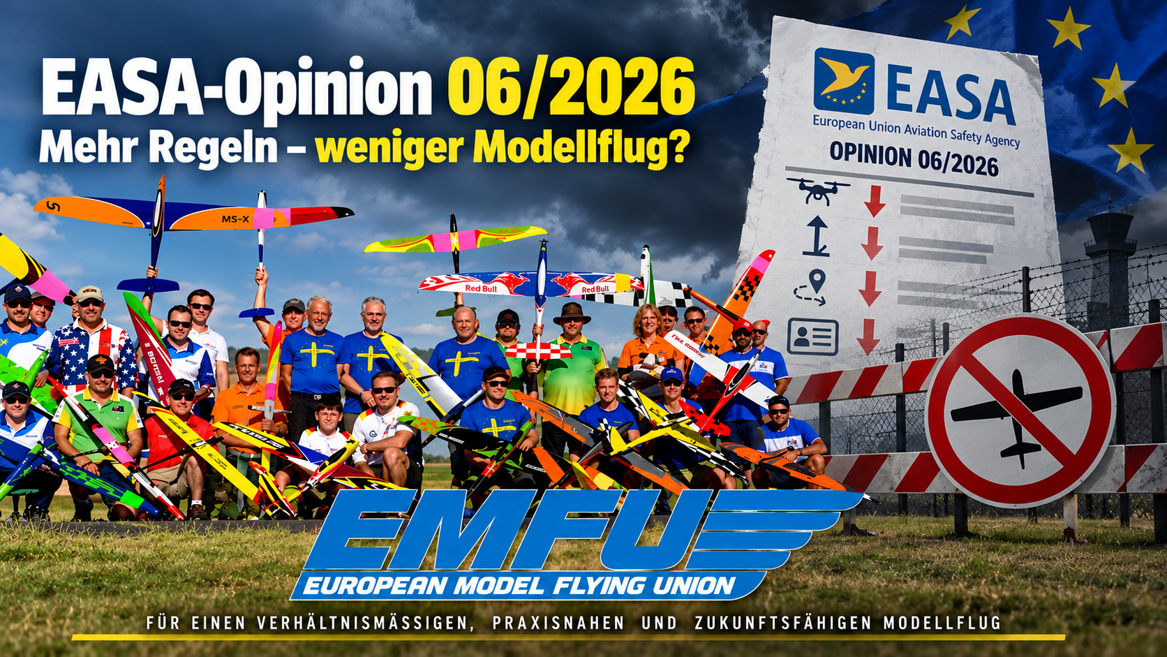EASA Regeln Weniger Modellflug